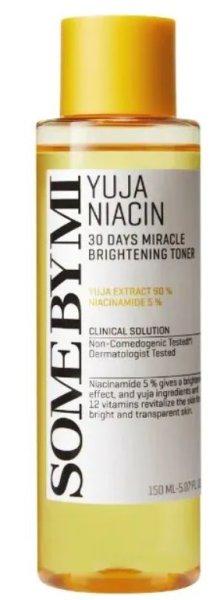 Some By Mi Világosító arctonik Yuja Niacin (30 Days Miracle Brightening
Toner) 150 ml