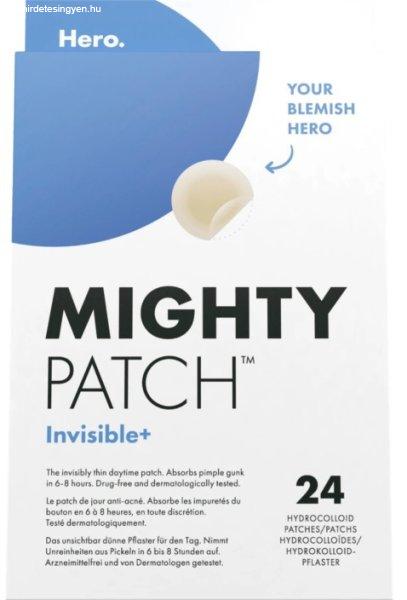 Hero. Tapaszok bőrhibákra Mighty Patch Invisible+ (Hydrocolloid Patches) 24 db