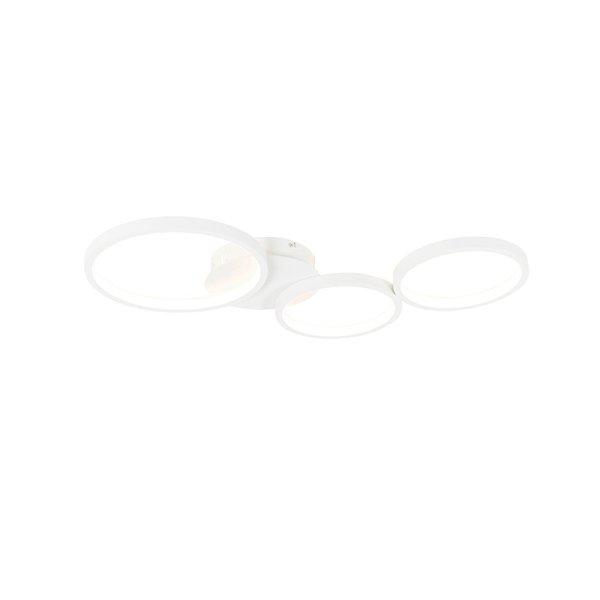 Design mennyezeti lámpa fehér, beépített LED-del, 3 fokozatú
fényerő-szabályozóval, 3 lámpás - Pande