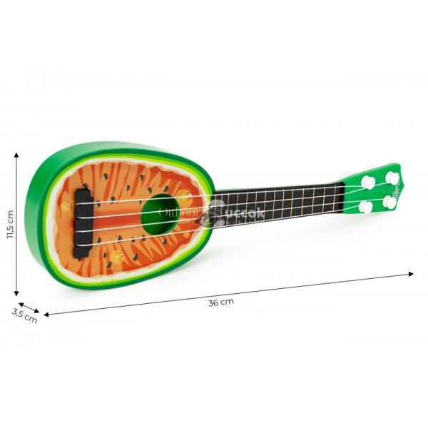Gyermek Ukulele gitár négy húrral - Játékos hangszer kezdőknek
