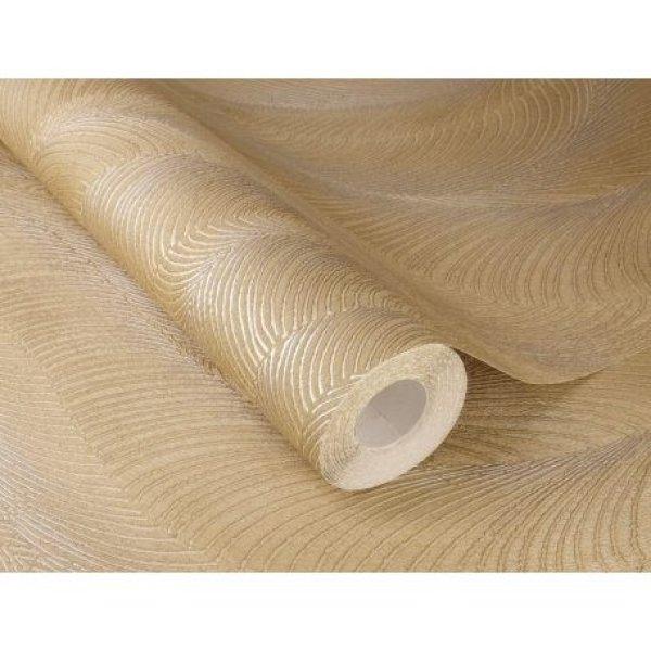 Incanto arany-ezüst hullámzó mintás texturált tapéta 659641