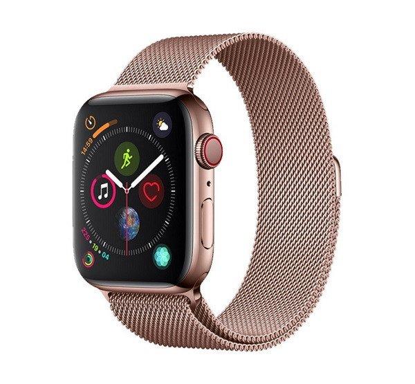 DEVIA ELEGANT pótszíj (egyedi méret, kicsi, fém, milánói szíj, mágneses)
ROZÉARANY Apple Watch Series 2 38mm, Apple Watch Series 4 40mm, Apple Watch
Series 5 40mm, Apple Watch Series 6 40mm, Apple Watch Series SE 40mm, Apple
Watch Series 3 38mm, Appl