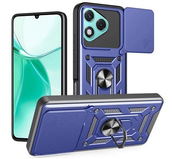 Defender szilikon telefonvédő (ütésállóság, tartógyűrű, kameravédő)
SÖTÉTKÉK Honor 400 Lite