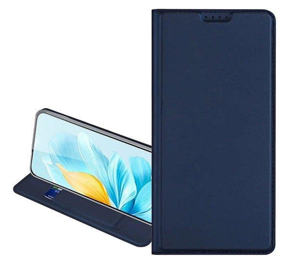 DUX DUCIS SKIN PRO tok álló, bőr hatású (FLIP, oldalra nyíló,
kártyazseb, asztali tartó) SÖTÉTKÉK Honor 400 Lite