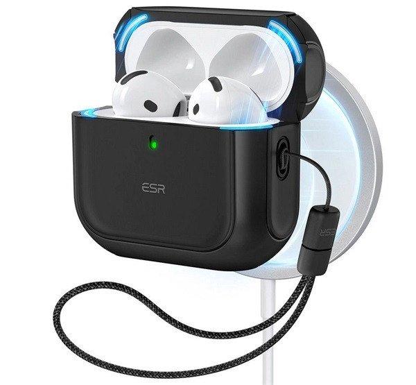 ESR ORBIT HALOLOCK műanyag tok (ütésállóság, kézpánt, MagSafe) FEKETE
Apple AirPods 4