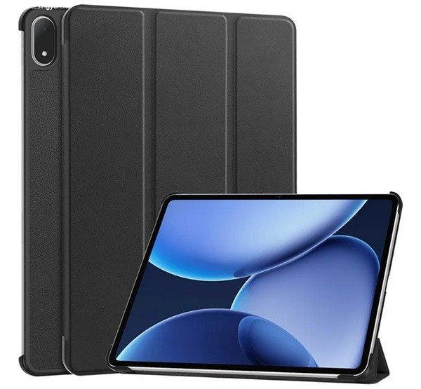 Tok álló, bőr hatású (aktív FLIP, oldalra nyíló, TRIFOLD, asztali
tartó) FEKETE OnePlus Pad 3