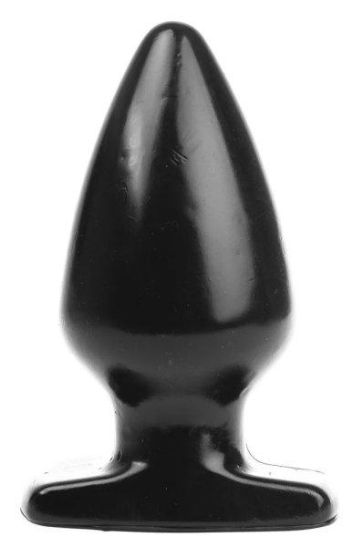 Plug Fat L – prémium anális kényeztető, 15,5 x 9 cm, fekete