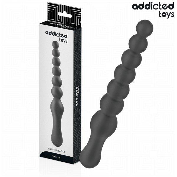 ADDICTED TOYS – dupla anál vibrátor szilikon, 24 cm