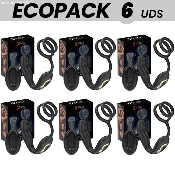 ECOPACKS 6 DB – Ibiza Wiggle – forgó anál vibrátor távirányítóval