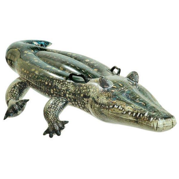 INTEX felfújható krokodil gyerekmatrac - 170x86cm