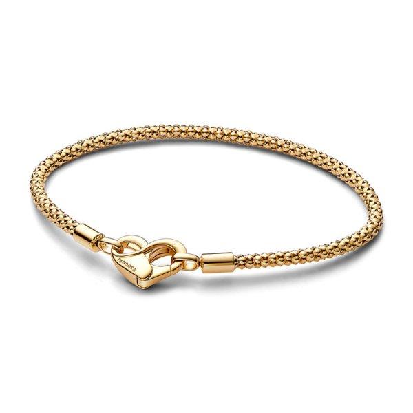 Pandora Aranyozott láncos karkötő Shine Moments 562731C00 17 cm