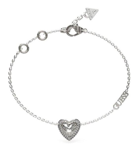 Guess Romantikus acél karkötő Beloved JUBB05022JWRH 18,5 cm