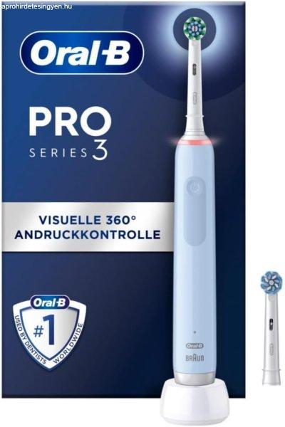Oral-B PRO 3 3000 elektromos fogkefe, 1 CrossAction fejjel, kék