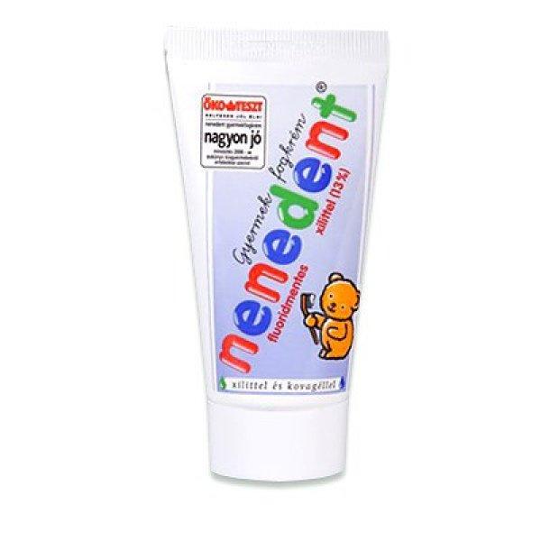 Nenedent Fogkrém Gyermek Fluoridmentes 50Ml