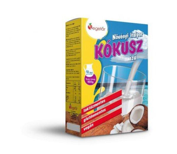 Vegetár-Növényi Italpor Kókusz Ízű 400G