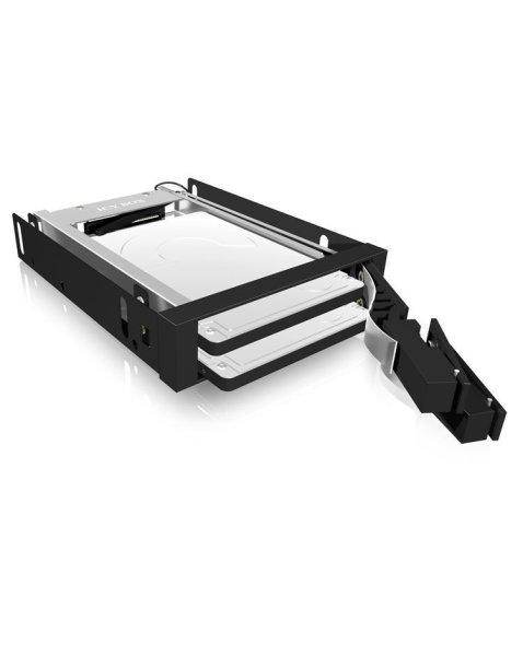 Raidsonic IB-2227STS Mobile rack for 2x HDD/SSD for 1x 3,5" bay with lock