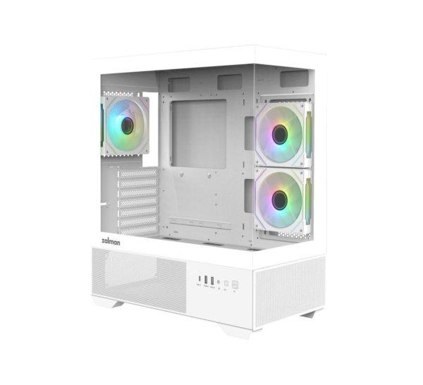 Zalman Chronix RGB Tempered Glass White