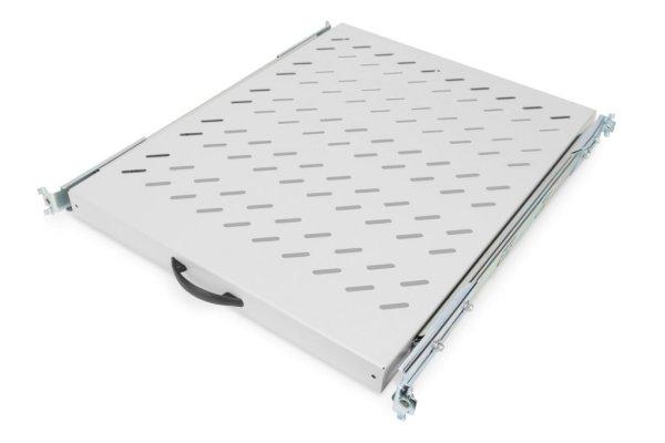 Digitus 1U extendible shelf for 800mm depth racks 40x484x568mm up to 25 kg Grey
(RAL 7035)