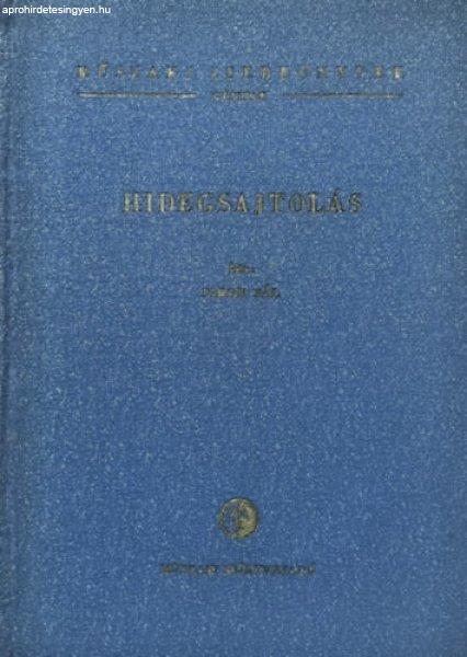 Hidegsajtolás - Simon Pál