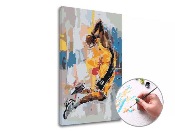 KOBE BRYANT MEMORY számok alapján festve | low difficulty