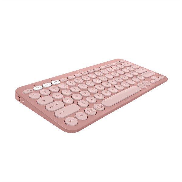 LOGITECH Billentyűzet - Pebble Keys 2 K380s Vezeték Nélküli & Bluetooth
Rózsaszín, US
