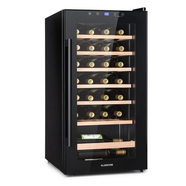 Klarstein Barossa 29 Uno, borhűtő, 88 liter, 28 palack, 1 zóna,
érintőképernyő