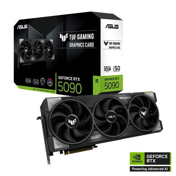 Asus Videokártya - nVidia TUF-RTX5090-32G-GAMING (32768MB, GDDR7, 512bit,
2xHDMI, 3xDP)