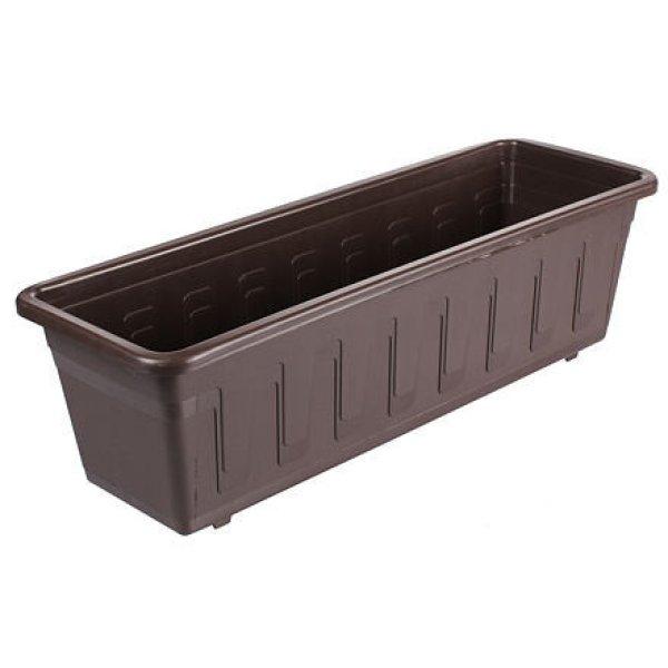 Garden window box brown length 50 cm