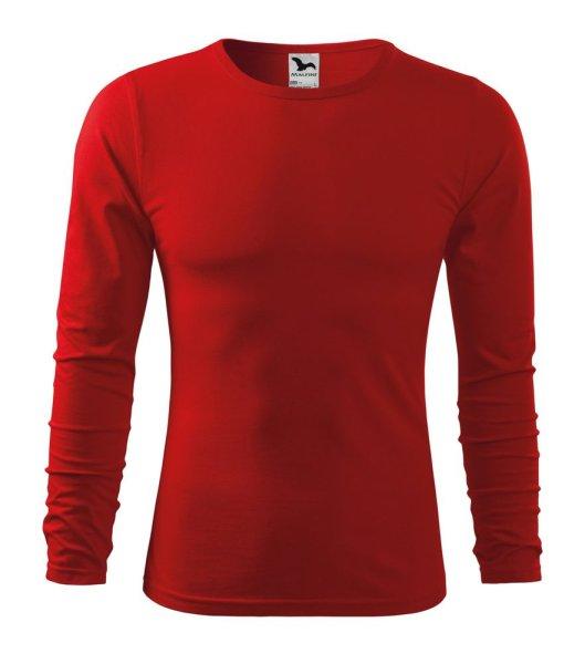 MALFINI Férfi hosszú ujjú póló Fit-T Long Sleeve - Piros | XXL