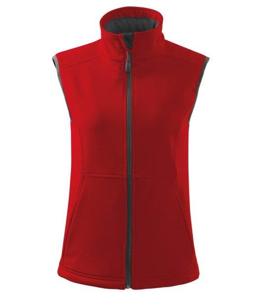 MALFINI Női softshell mellény Vision - Piros | XXL