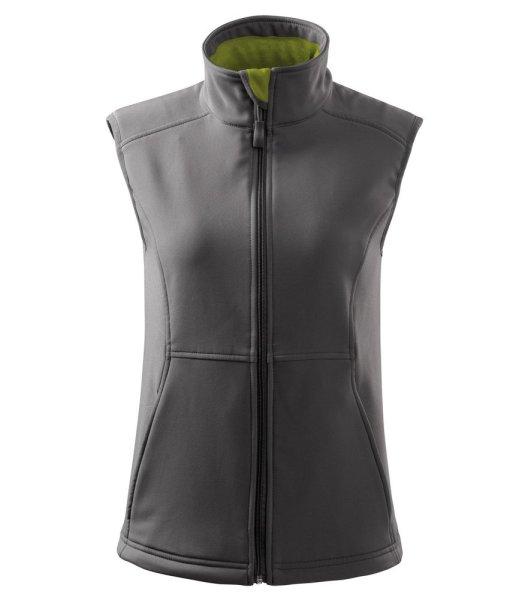 MALFINI Női softshell mellény Vision - Acélszürke | XS