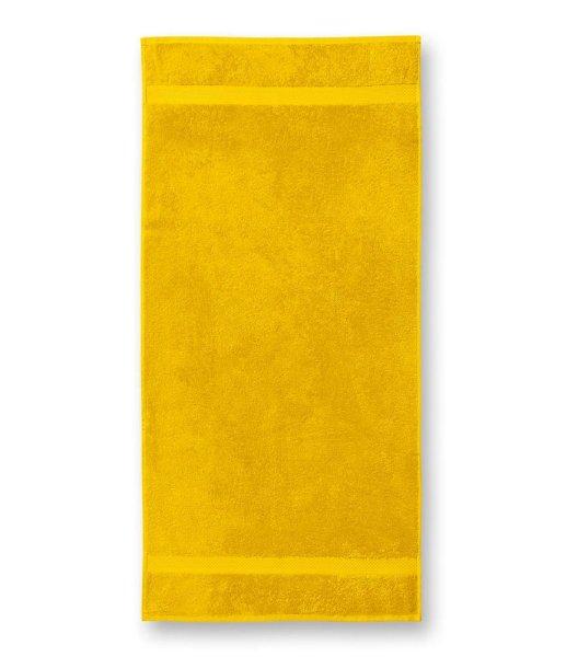 MALFINI Terry Bath Towel fürdőlepedő - Sárga | 70 x 140 cm