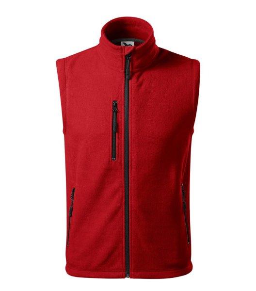 MALFINI Fleece mellény Exit - Piros | XS