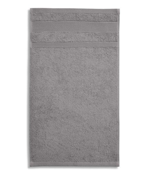 MALFINI Törölköző Organic - Fáradt ezüst | 50 x 100 cm
