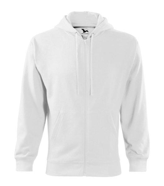 MALFINI Férfi felső Trendy Zipper - Fehér | XXL