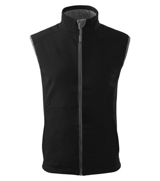 MALFINI Férfi softshell mellény Vision - Fekete | L
