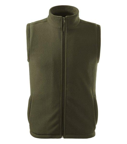 MALFINI Fleece mellény Next - Military | XXL