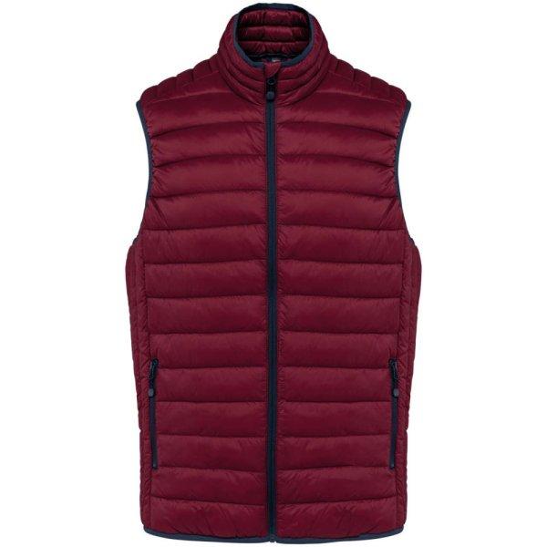 Férfi mellény ultrakönnyű, Kariban KA6113, Wine-XL