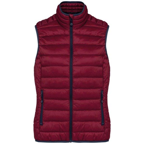 Női ultrakönnyű mellény, Kariban KA6114, Wine-S