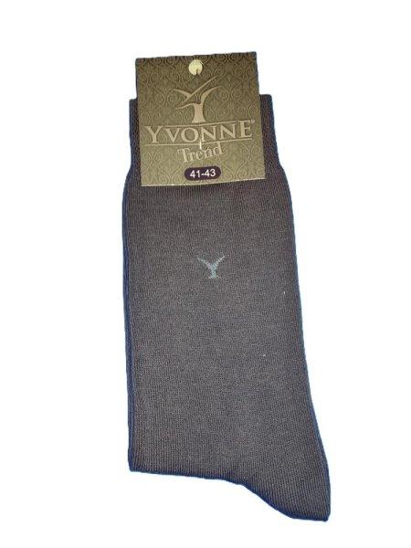 Yvonne elegáns Női bokazokni, sötétszürke, 38-40
