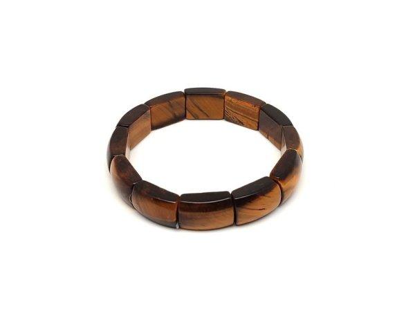 Tigrisszem téglalap karkötő 10,5-11,5x16-17mm