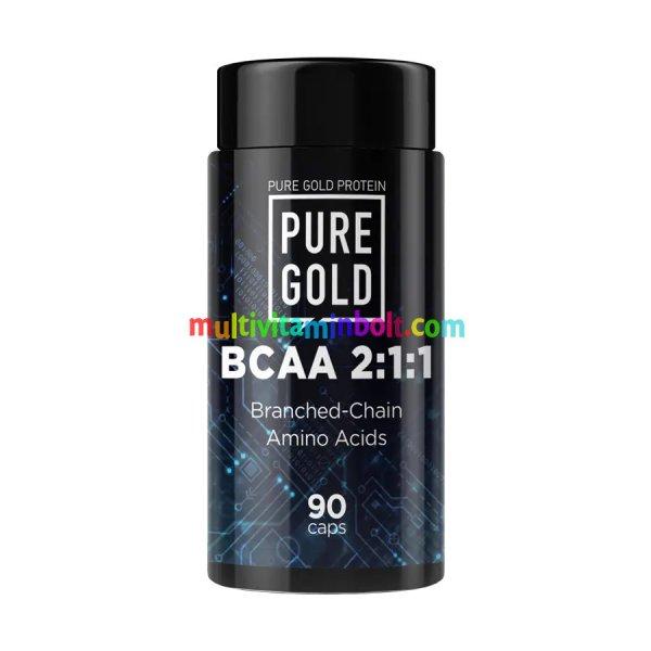 BCAA 2:1:1 aminosav - 90 kapszula - PureGold