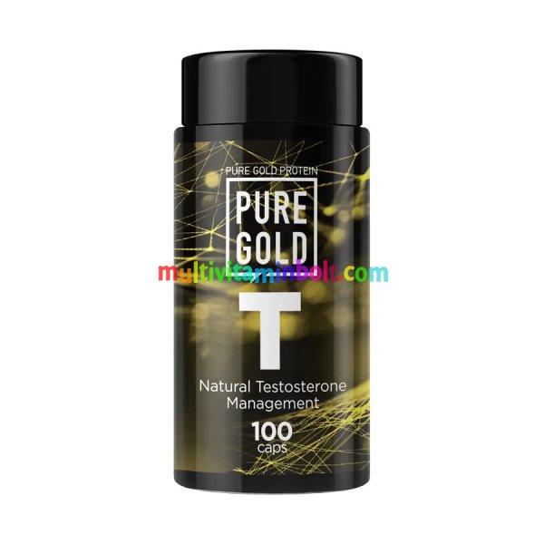 T tesztoszteronszint optimalizáló - 100 kapszula - PureGold