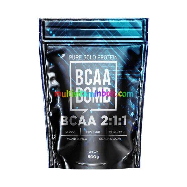 BCAA Bomb 2:1:1 500g aminosav italpor - eper - PureGold