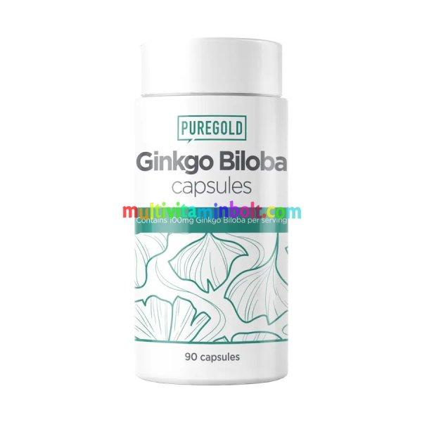 Ginkgo Biloba étrend-kiegészítő formula - 90 kapszula - PureGold