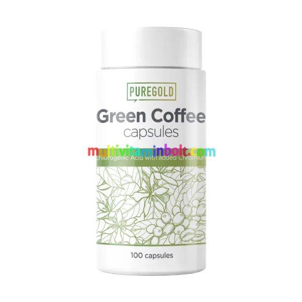 Green Coffee étrend-kiegészítő - 100 kapszula - PureGold