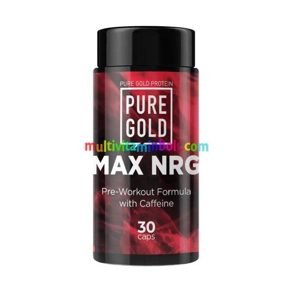 Max NRG edzés előtti - 30 kapszula - PureGold