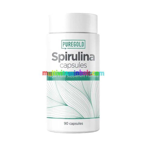 Spirulina étrend-kiegészítő - 90 kapszula - PureGold
