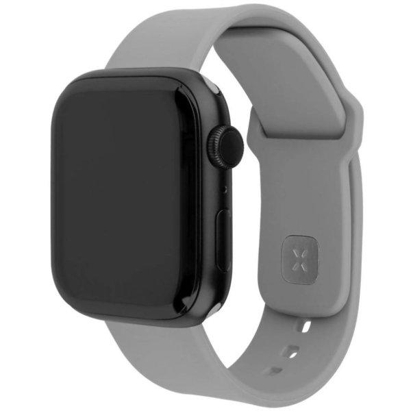 FIXED mágneses szilikon óraszíj Apple Watch 42/44/45/46/49mm-hez, világos
szürke