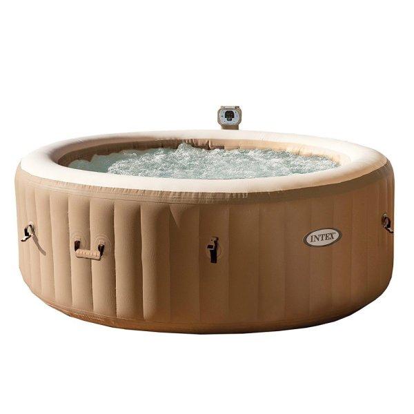 INTEX PureSPA Sahara Tan jacuzzi, 4 személyes, kerek, D196 x 71 cm, bézs
(28426)